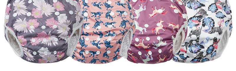 Reusable Swim Diaper — Print Range