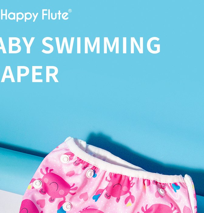 Reusable Swim Diaper — Whale Print