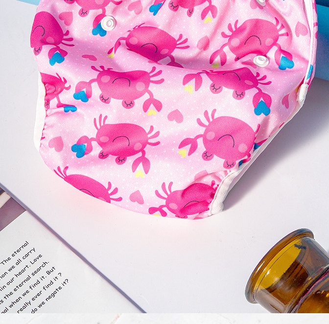 Reusable Swim Diaper — Whale Print